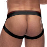 male power Jockstrap RETRO SPORT Noir-Rouge
